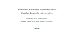 Desktop Screenshot of flugplatz-hamm.de